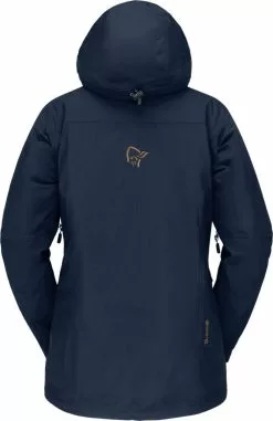 Norrøna Lofoten Gore-Tex Thermo100 Jacket W's Indigo Night -Vinterklær Salg 2023 1004 21 2295 PACKSHOT B 25bbe588c7