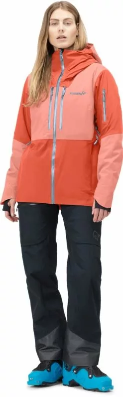 Norrøna Lofoten Gore-Tex Thermo100 Jacket W's Orange Alert/Peach Amber -Vinterklær Salg 2023 1004 21 5628 model f e5d23a4c00