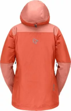 Norrøna Lofoten Gore-Tex Thermo100 Jacket W's Orange Alert/Peach Amber -Vinterklær Salg 2023 1004 21 5628 packshot b 5a012e8fa4