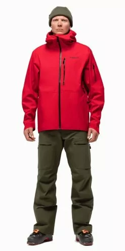 Norrøna Lofoten Gore-Tex Jacket M's Olive Night -Vinterklær Salg 2023 1004201105 MODEL 36 d49e6d0899