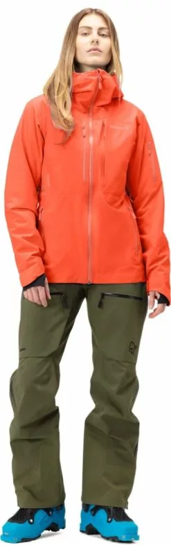 Norrøna Lofoten Gore-Tex Insulated Jacket (W) Orange Alert -Vinterklær Salg 2023 1007 18 5620 model f bee287800f