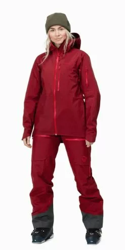 Norrøna Lofoten Gore-Tex Jacket W's Olive Night -Vinterklær Salg 2023 1039205700 MODEL 36 b8fd8a5d67