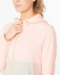 2XU Aero Jacket W Pop Coral/Oatmeal Reflective -Vinterklær Salg 2023 122807 2xu 1 49afecf6ce
