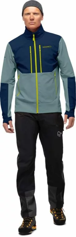 Norrøna Trollveggen Hiloflex200 Jacket M's North Atlantic/Indigo Night -Vinterklær Salg 2023 1601 20 6630 model f 9cbfd9b9ae