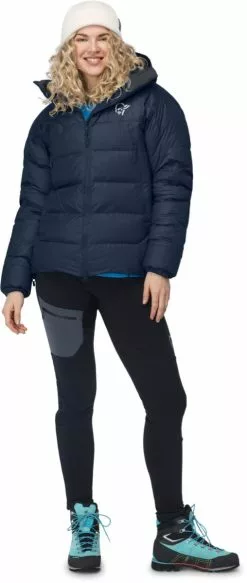 Norrøna Trollveggen Down850 Jacket (W) Indigo Night -Vinterklær Salg 2023 1605 17 2295 model 38a6dfff31