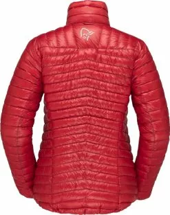 Norrøna Trollveggen Superlight Down850 Jacket W's True Red -Vinterklær Salg 2023 1607 21 1105 PACKSHOT B 71a1ae163e