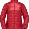 Norrøna Trollveggen Superlight Down850 Jacket W's True Red -Vinterklær Salg 2023 1607 21 1105 PACKSHOT F d69f9428d6