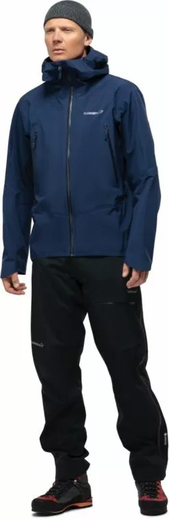 Norrøna Falketind Gore-Tex Jacket M's Indigo Night -Vinterklær Salg 2023 1802212295 MODEL 0659060261