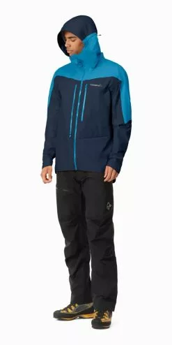 Norrøna Falketind Gore-Tex Paclite Jacket M's Hawaiian Surf/Indigo Night -Vinterklær Salg 2023 1812 22 6609 2 4920124a8d