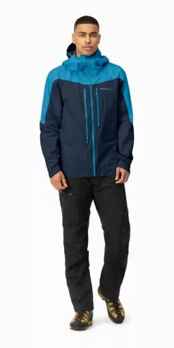 Norrøna Falketind Gore-Tex Paclite Jacket M's Hawaiian Surf/Indigo Night -Vinterklær Salg 2023 1812 22 6609 970ce0c3b5
