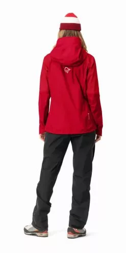 Norrøna Falketind Gore-Tex Paclite Jacket W's Jester Red/True Red -Vinterklær Salg 2023 1814 22 1132 3 a3c21958f6