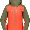 Norrøna Lyngen Gore-Tex Jacket W's Olive Night/Orange Alert -Vinterklær Salg 2023 2014 21 3313 packshot f 142944ed32