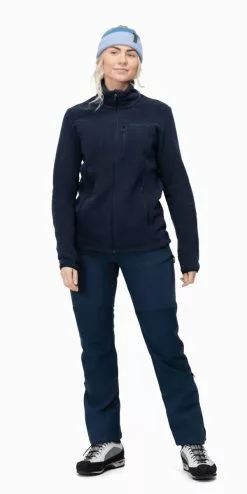 Norrøna Warm2 Jacket W's Indigo Night -Vinterklær Salg 2023 5228202295 MODEL 36 2375f78ce2