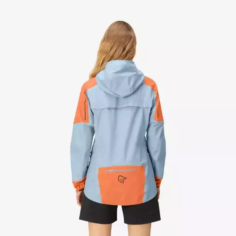Norrøna Senja Gore-Tex Active Jacket W's Flamingo/Blue Fog 6 Norrøna Senja Gore-Tex Active Jacket W's Flamingo/Blue Fog - Bilde 4