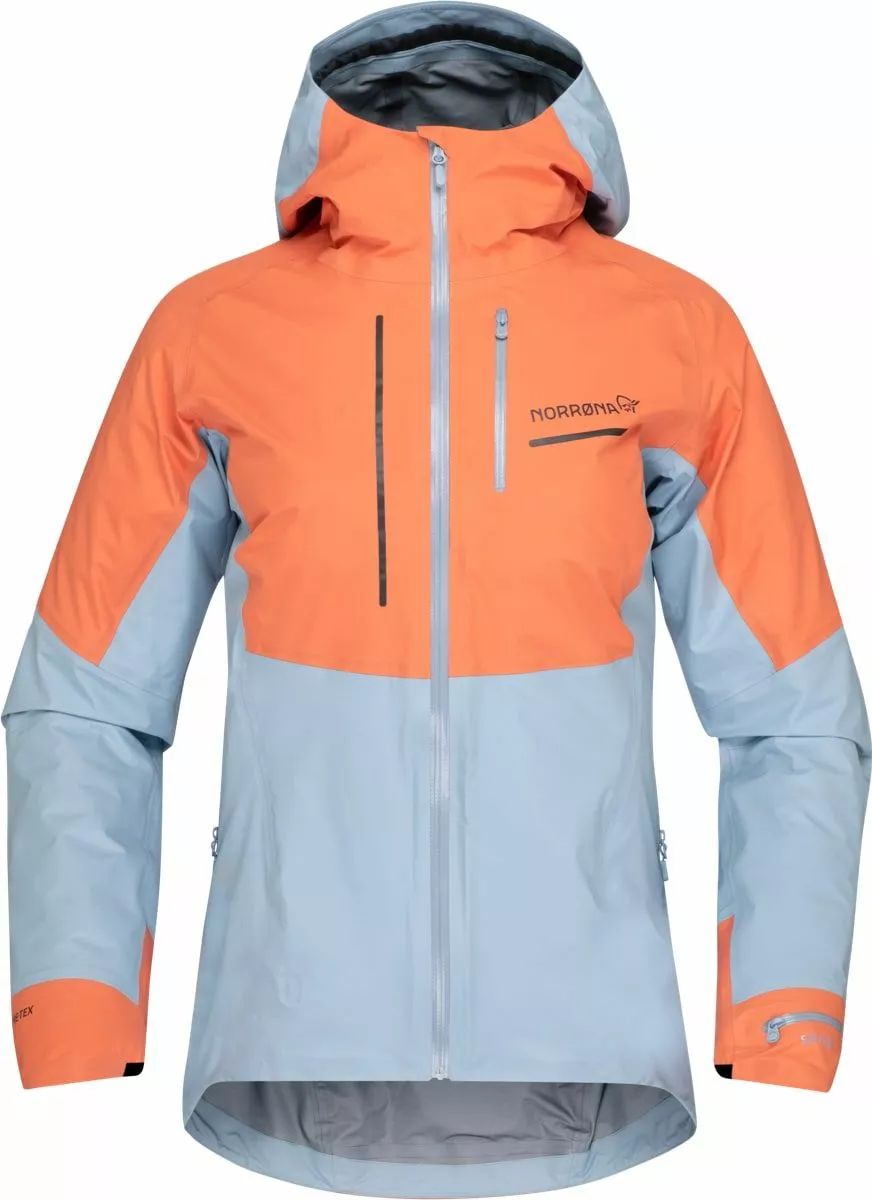 Norrøna Senja Gore-Tex Active Jacket W's Flamingo/Blue Fog 3 Norrøna Senja Gore-Tex Active Jacket W's Flamingo/Blue Fog