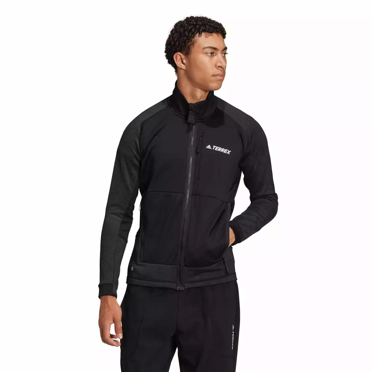 Adidas M TX Flooce Jacket Black 10 Adidas M TX Flooce Jacket Black - Bilde 8