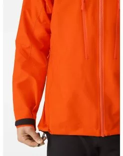 Arc'teryx Alpha SV Jacket Men's 24k Black -Vinterklær Salg 2023 Alpha SV Jacket Phenom Hem Drawcord 9919104e69
