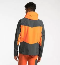 Haglöfs Spitz Jacket Men Flame Orange/Magnetite -Vinterklær Salg 2023 FS169558 2 55419d5183