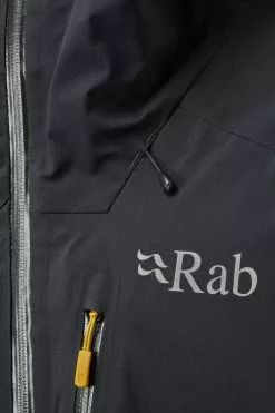 Rab Firewall Jacket Black -Vinterklær Salg 2023 Firewall Jacket black QWF 77 BL Detail1 a164c819be