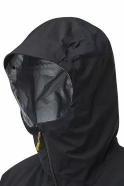 Rab Firewall Jacket Black -Vinterklær Salg 2023 Firewall Jacket black QWF 77 BL Detail3 8af45b1e51