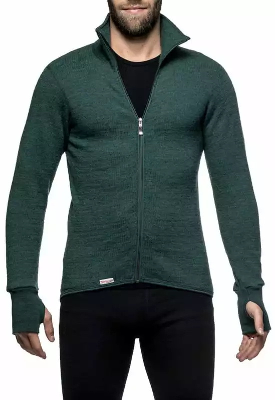 Woolpower Full Zip Jacket 400 Forest Green 4 Woolpower Full Zip Jacket 400 Forest Green - Bilde 2