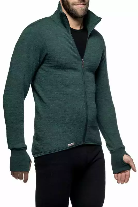 Woolpower Full Zip Jacket 400 Forest Green 6 Woolpower Full Zip Jacket 400 Forest Green - Bilde 4