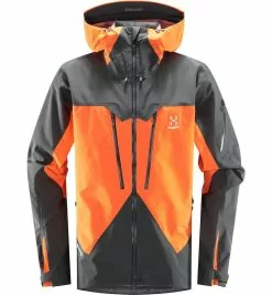Haglöfs Spitz Jacket Men Flame Orange/Magnetite
