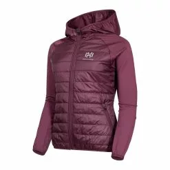 Hellner Nirra Hybrid Jacket 2.0 Wmn Grape Wine Solid