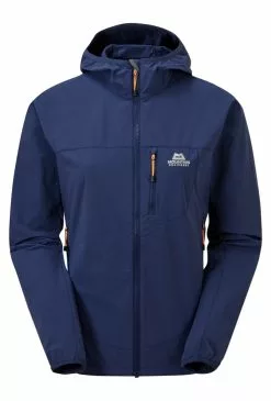 Mountain Equipment Echo Hooded Wmns Jacket Medieval Blue