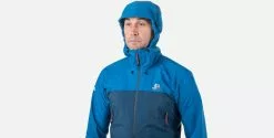 Mountain Equipment Firefox Jacket Majolica Blue/Mykonos Blue -Vinterklær Salg 2023 ME 006002 Firefox Jacket ME 01679 Majolica Blue Mykonos Blue Hood Up Angle 8887 1920x c24705ec32