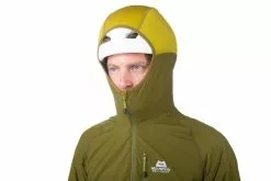 Mountain Equipment Switch Pro Hooded Jacket Cosmos -Vinterklær Salg 2023 ME SWITCH PRO JACKET FUR GREEN ACID HOOD OVER HELMET 1270 0321c4a319