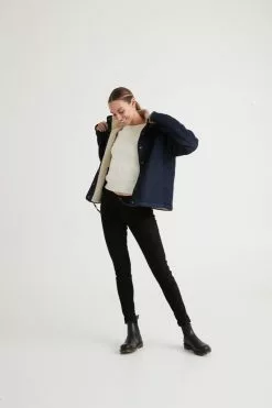 Duer Performance Denim Sherpa Jacket Rinse -Vinterklær Salg 2023 PerformanceDenimSherpaJacket Rinse 2 0bb6aafd41