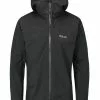 Rab Downpour Plus 2.0 Jacket Black -Vinterklær Salg 2023 QWG 78 BL 1 cfd3fb982a