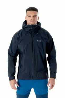 Rab Downpour Plus 2.0 Jacket Black -Vinterklær Salg 2023 QWG 78 BL 4 3f206177f4