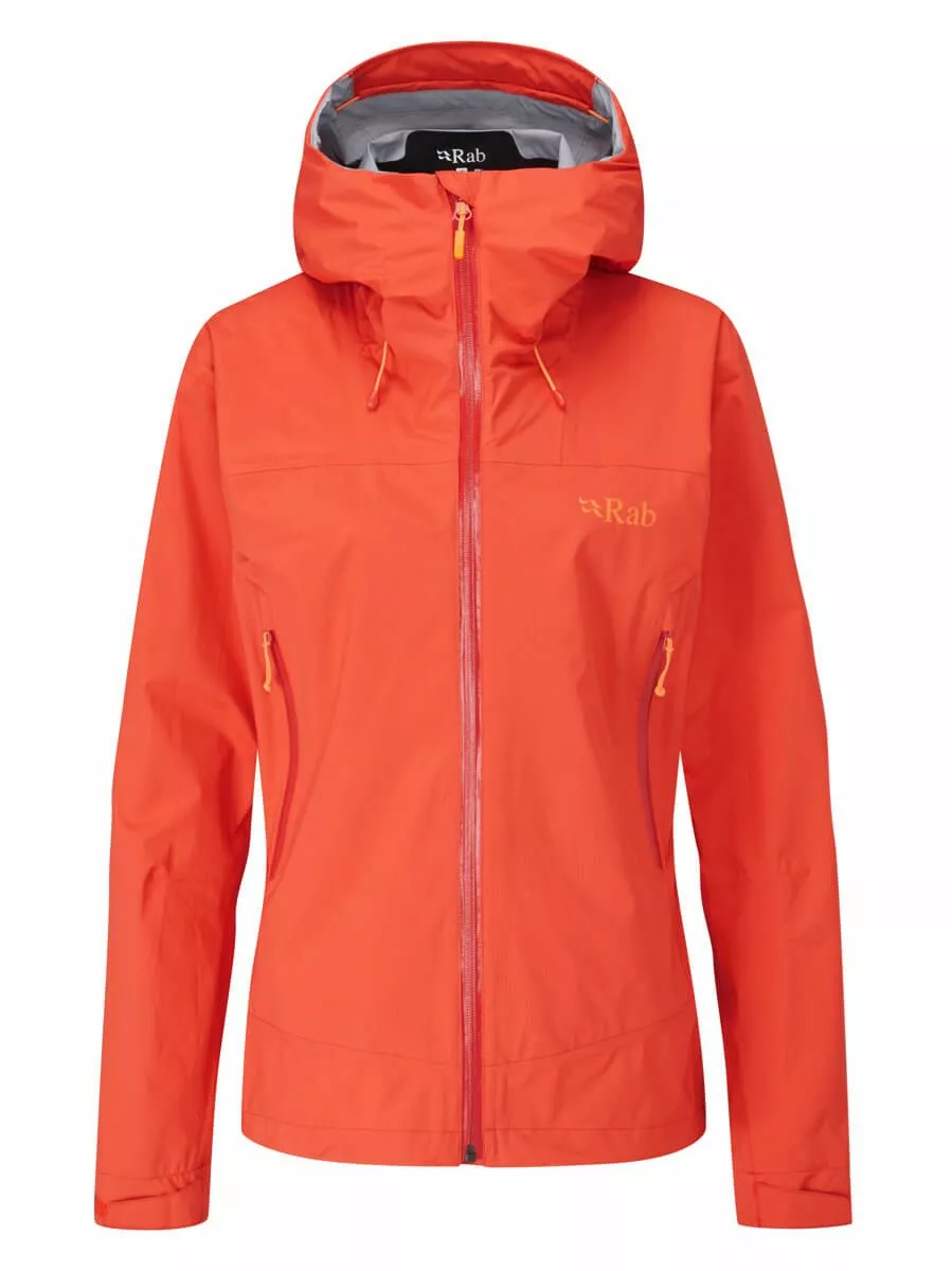 Rab Downpour Plus 2.0 Jacket Wmns Red Grapefruit 3 Rab Downpour Plus 2.0 Jacket Wmns Red Grapefruit