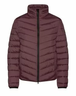 National Geographic No Goose Puffer Jacket Stand Up Collar W Dark Rose