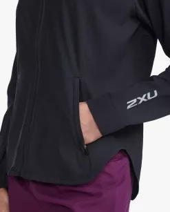 2XU W's Aero Jacket Black/Silver Reflective -Vinterklær Salg 2023 WR6859A BLK SRF 25 be8b636ba3