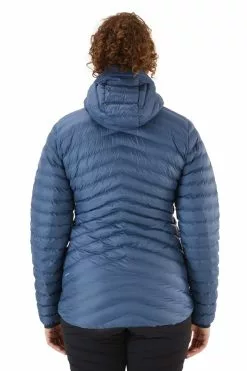 Rab Cirrus Alpine Jacket Wmns Bering Sea -Vinterklær Salg 2023 Womens Cirrus Alpine Jacket BeringSea QIO 60 Bes back on model 0301ded085
