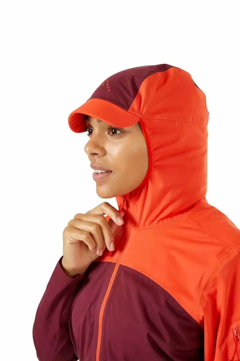 Rab Kinetic Ultra Jacket Wmns Red Grapefruit/Deep Heather 6 Rab Kinetic Ultra Jacket Wmns Red Grapefruit/Deep Heather - Bilde 4