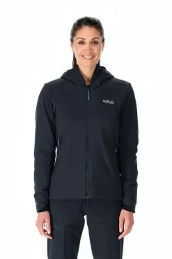 Rab Xenair Alpine Light Jacket Wmns Ebony -Vinterklær Salg 2023 Womens Xenair Alpine Light Jacket Ebony QIP 02 EBN on model a816eec1dc