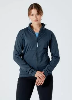 Rab Geon Jacket Wmns Black/Steel -Vinterklær Salg 2023 Womens Geon Jacket Black QFE 96 BL on model fdddc653bd