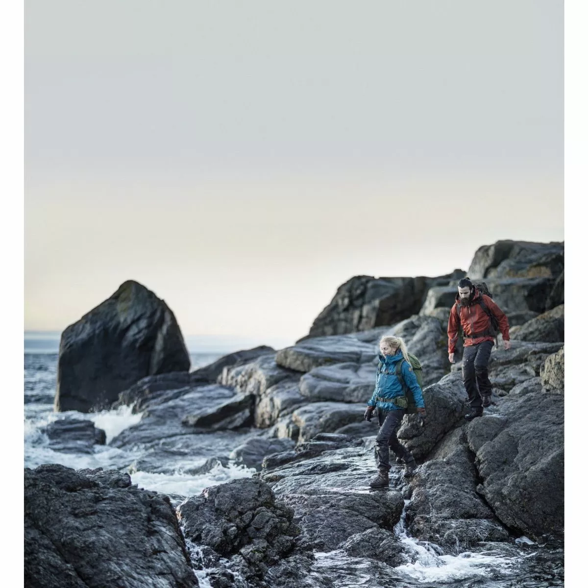 Fjällräven Keb Eco-Shell Jacket Dark Navy 5 Fjällräven Keb Eco-Shell Jacket Dark Navy - Bilde 3